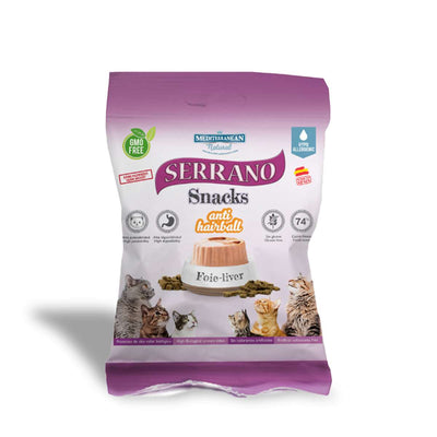 Mediterranean Serrano snack higado para gatos