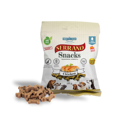 Mediterranean Serrano Snacks Pollo para perros